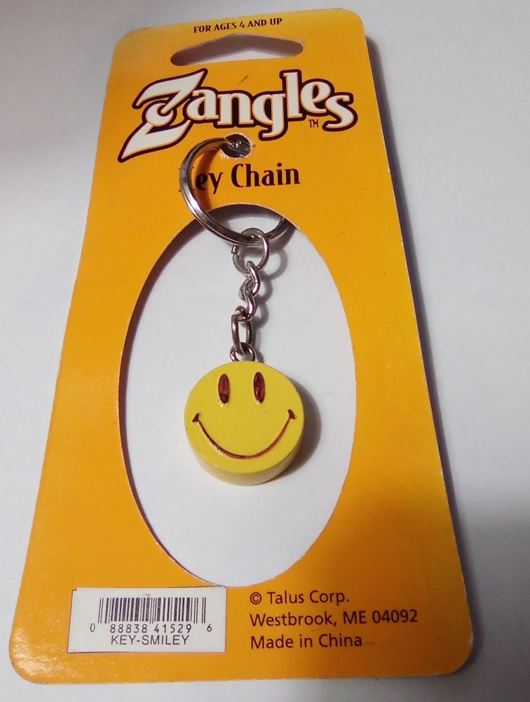 SMILEY FACE LOGO KEYCHAIN GREAT FOR ANY COLLECTION!