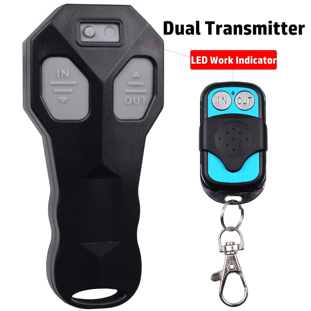Riyitauto Wireless Winch Remote Control Black-dump trailer wireless remote