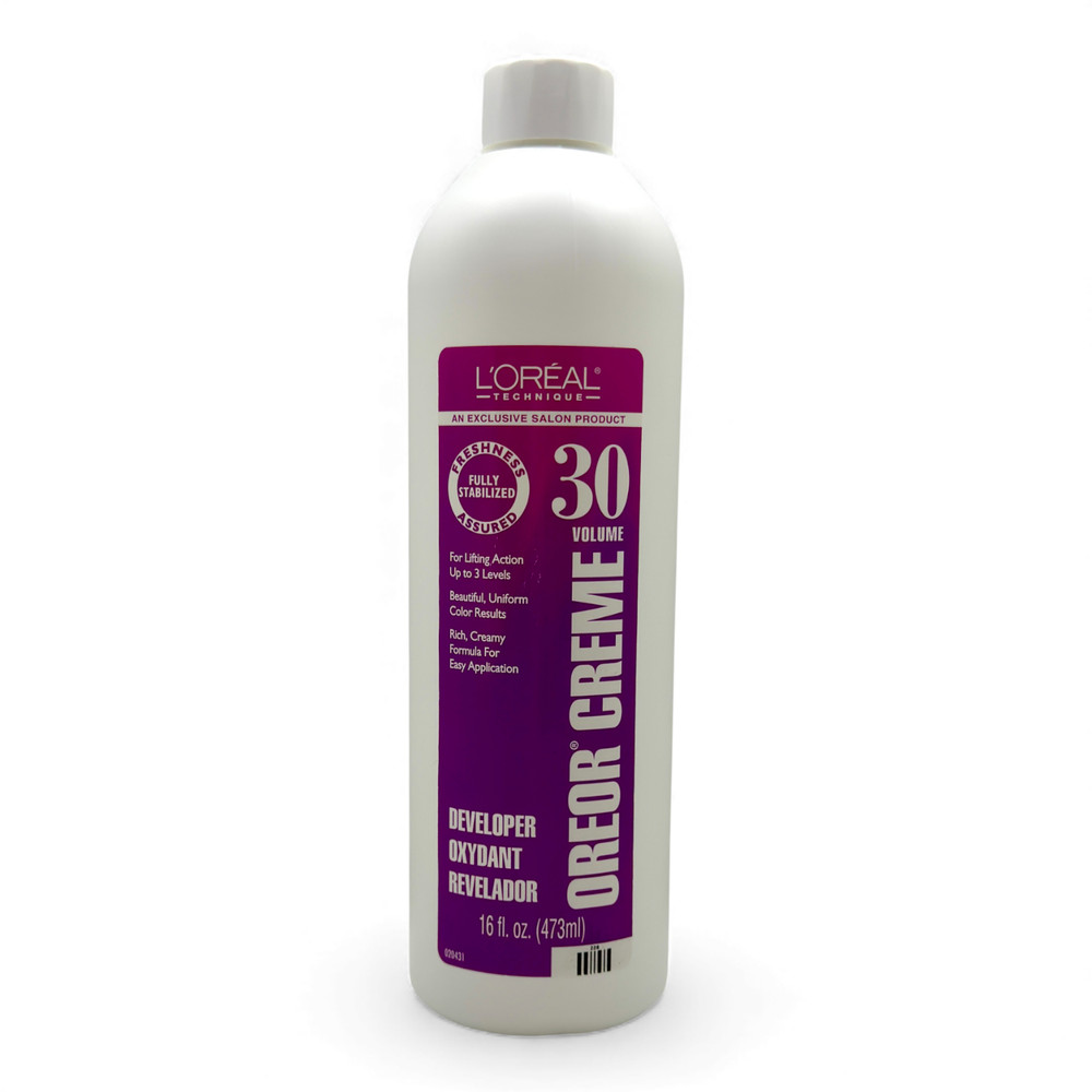 L'Oréal Oreor Crème 30 Volume Developer 16 oz – Rich Creamy Formula