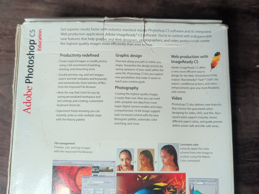 Adobe Photoshop CS for MAC w/Video Workshop Training CD