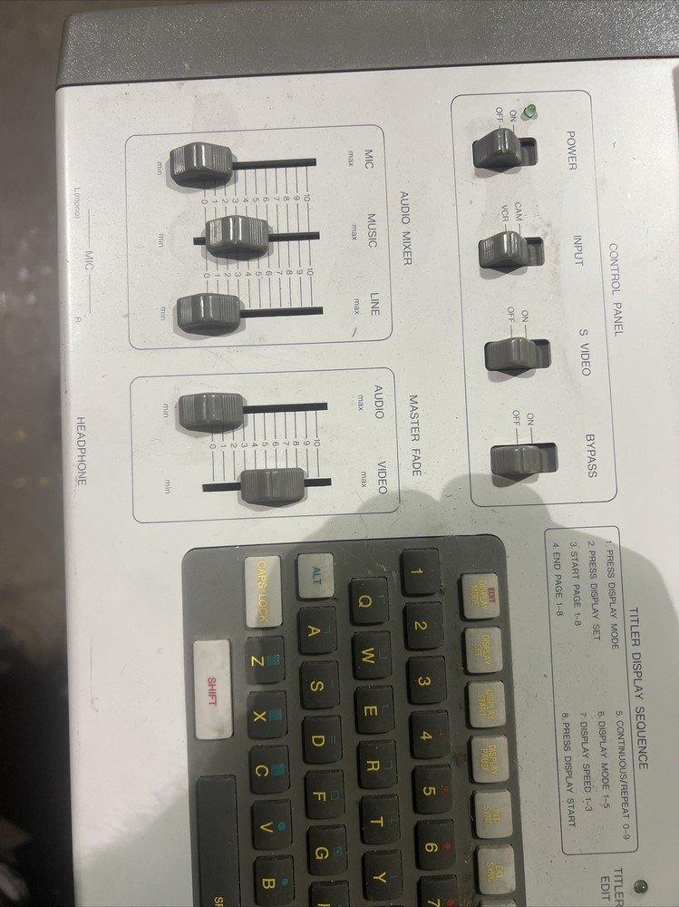 SIMA VIDEO STUDIO VS-500 STEREO VIDEO TILTER & PROCESSOR