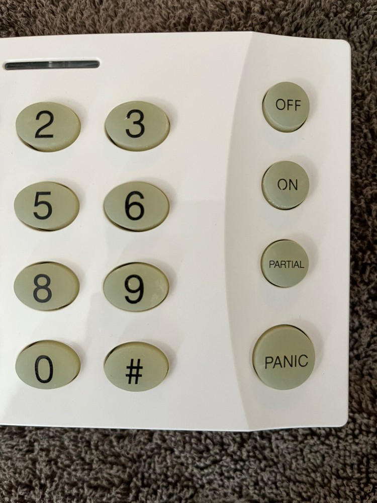 IRIS Model KPD800 White Home Security Wireless Keypad Only FAST SHIPPING