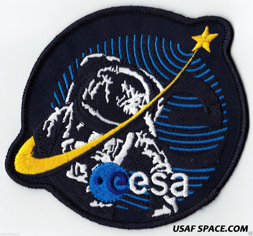 AUTHENTIC - ESA -  SPACE AGENCY - 4.75" AB EMBLEM SPACE EXPLORATION PATCH