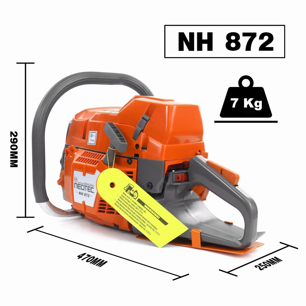71cc Chainsaw Power Head Without Guide Bar Chain Compatible with Husqvarna 372XP