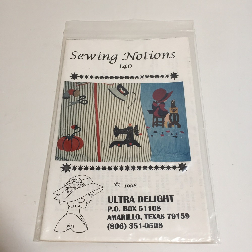 Sewing Notions Applique Quilt Pattern Ultra Delight