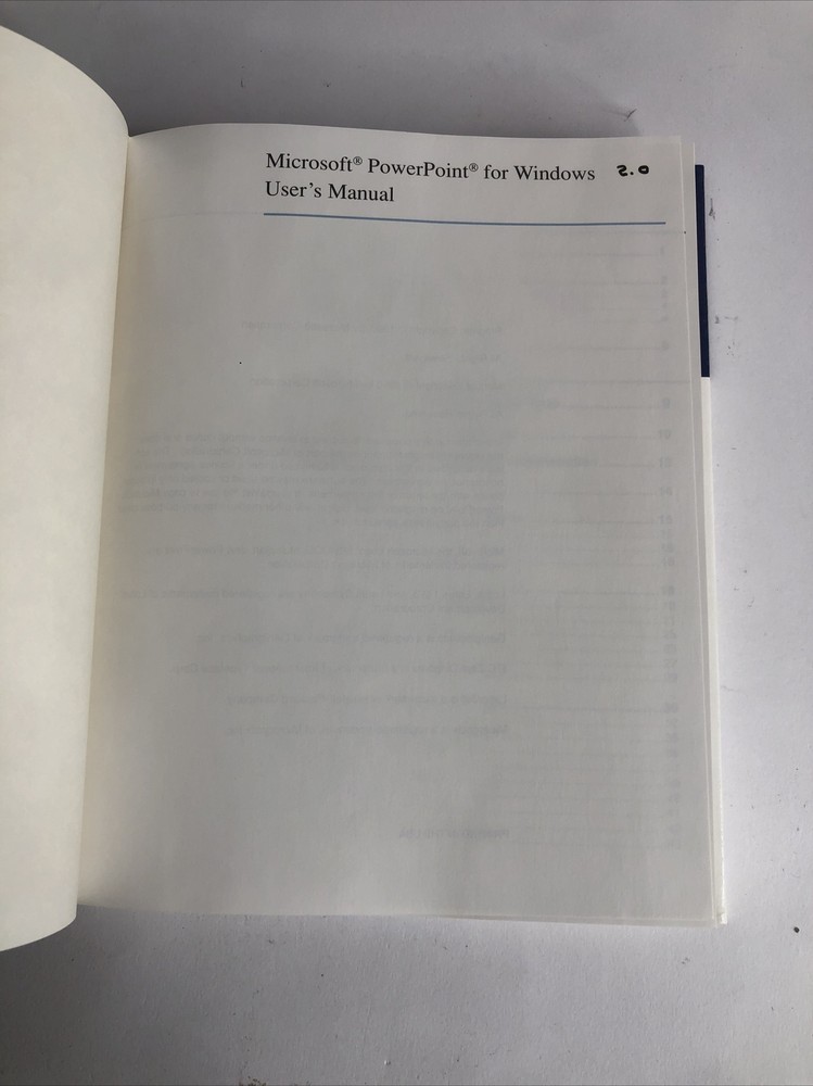 Microsoft Powerpoint For Windows Users Guide for the Windows 2.0 MS-DOS