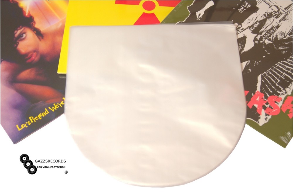 100 12" Inch HDPE anti static Poly Inner Vinyl Plastic record Sleeves