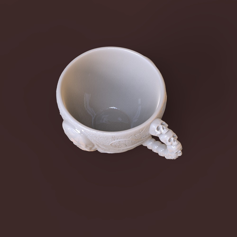 skull cup - HALLOWEEN - Stl for 3d print