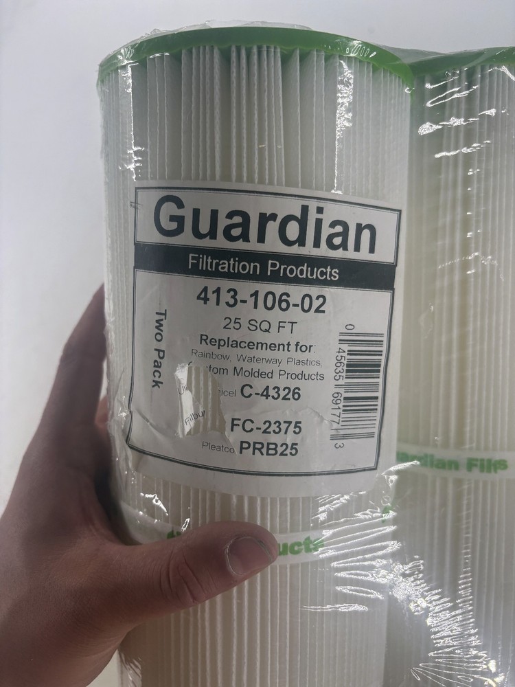 Guardian Pool Filter 413-106-02 2-Pack Replaces C4326