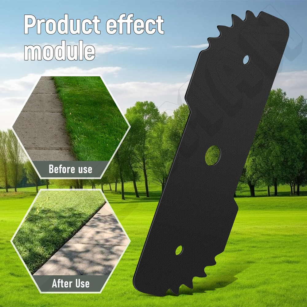 2 Pack EB-007 Edge Hog Heavy-Duty Edger Replacement Blade Compatible with Black