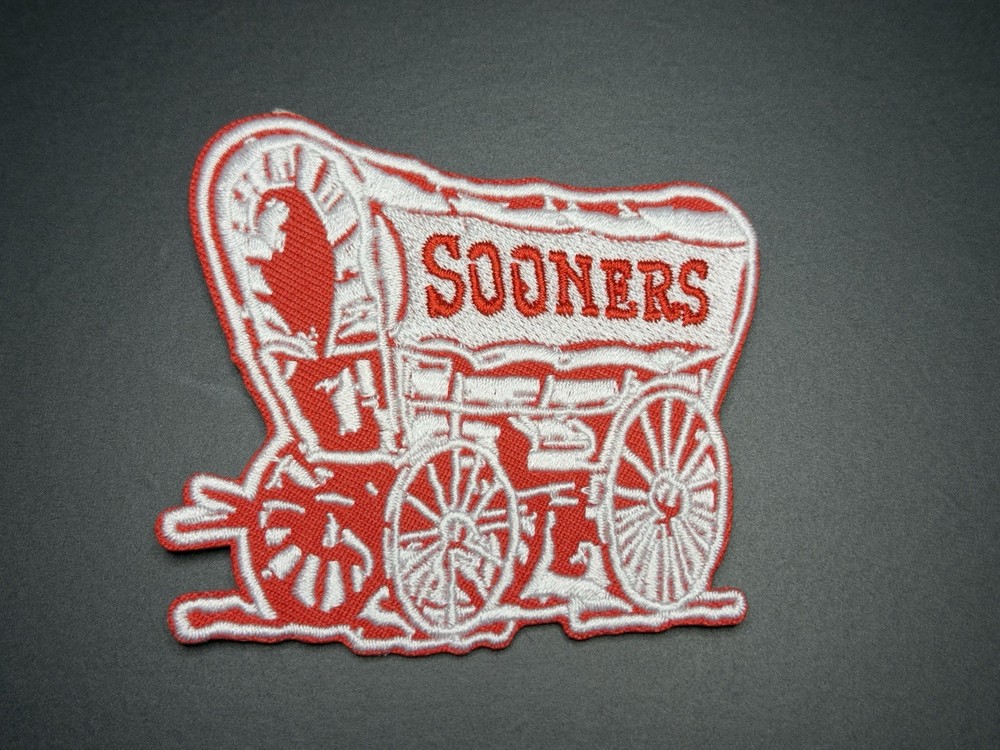 Oklahoma Sooners Embroidered Iron On Patch