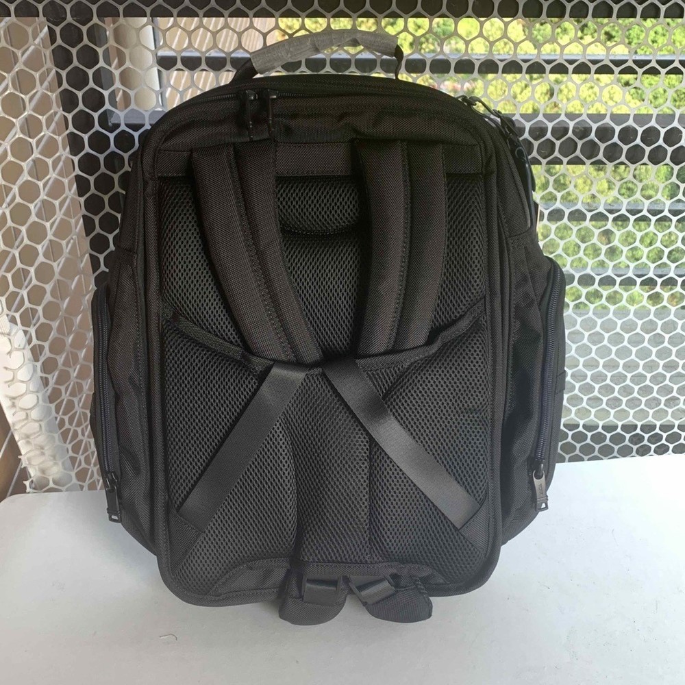 TUMI Backpack with Multi-Functional Pockets Black Used From Japan