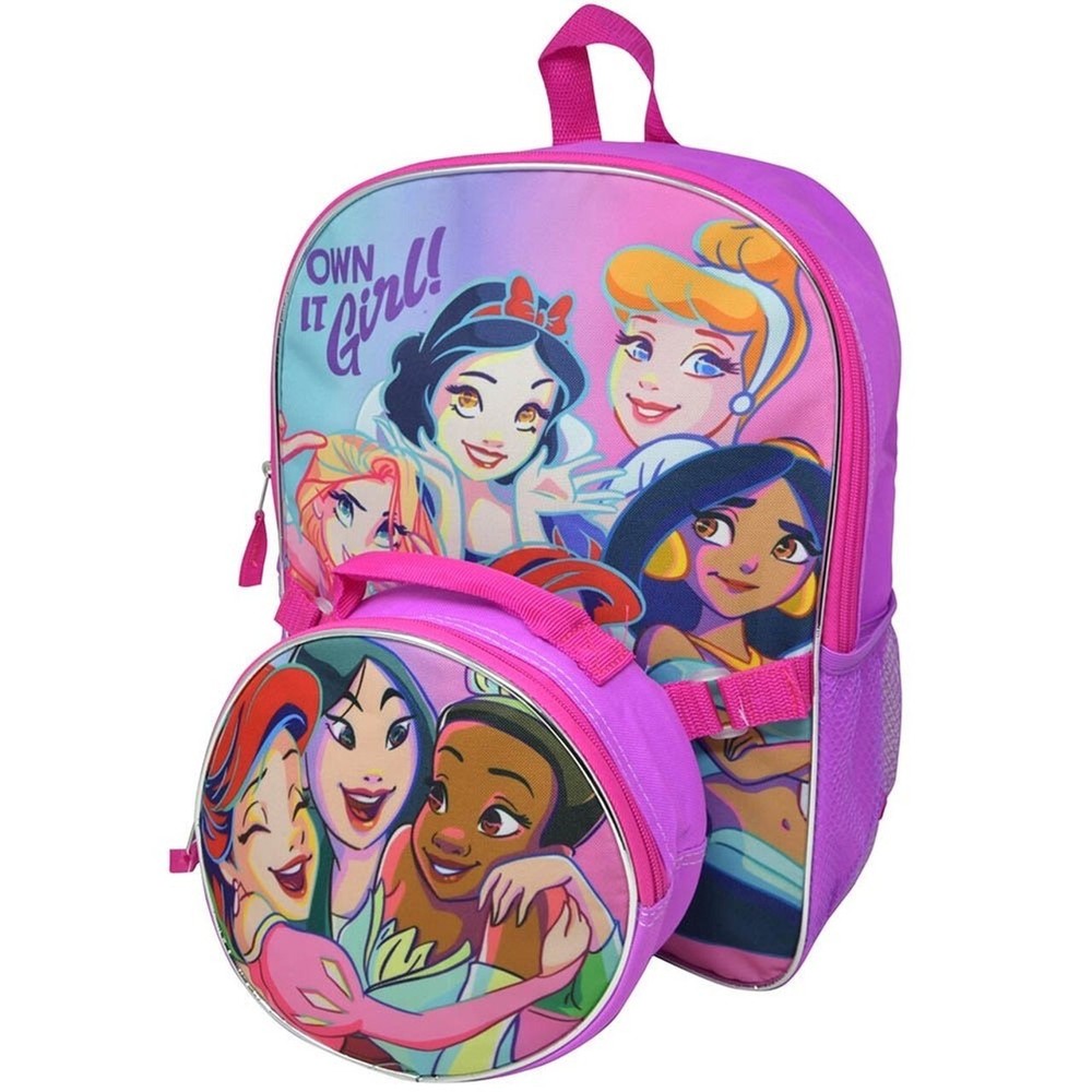 Disney Princess 16" Backpack with Lunch Bag