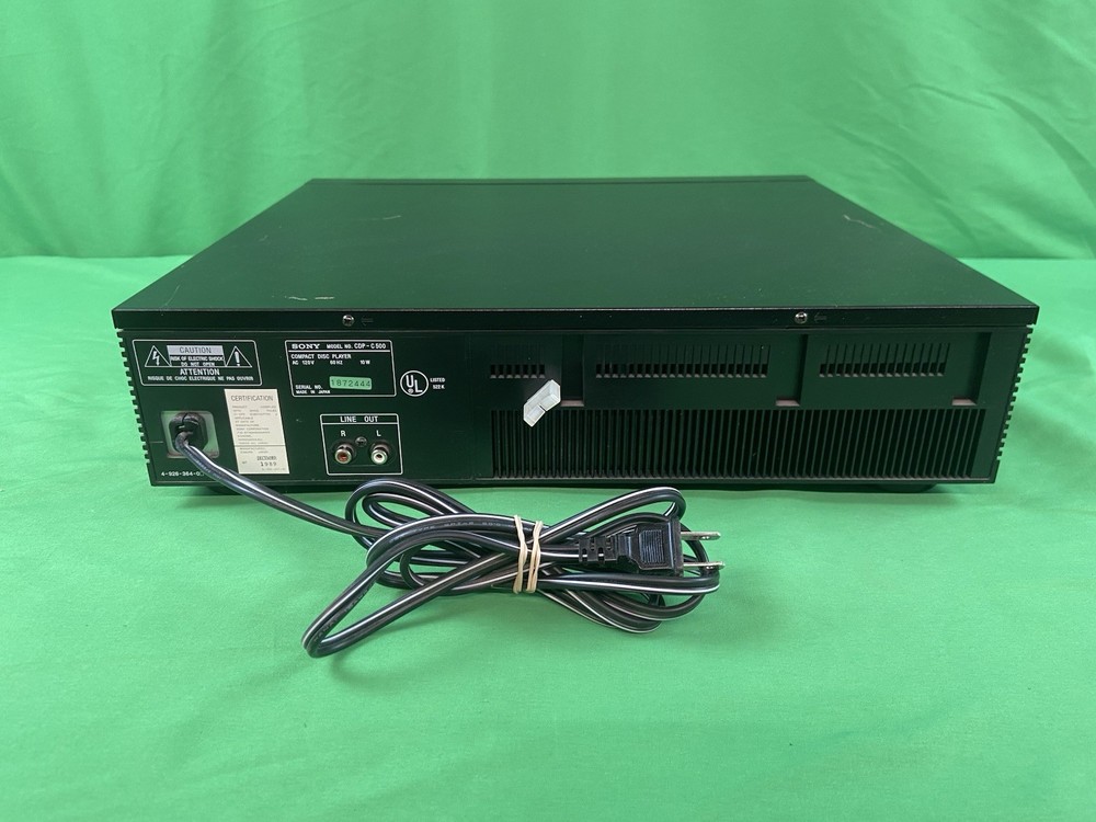Sony CDP-CE500 5 Disc CD Changer/Player