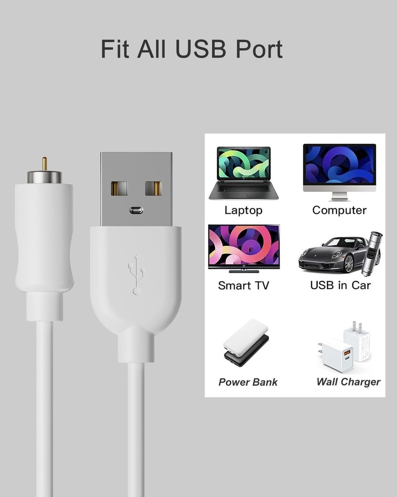 Magnetic Charging Cables, Replacement USB DC Charger Cable, Adapter...