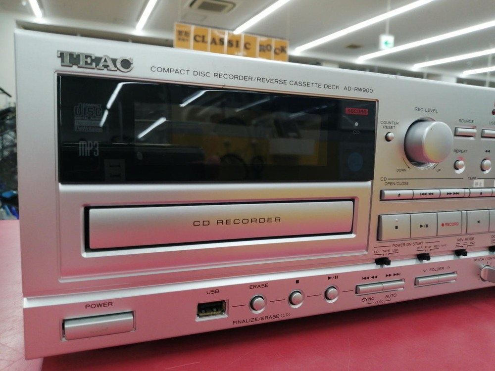 TEAC AD-RW900 CD/Cassette Recorder All Function Tested