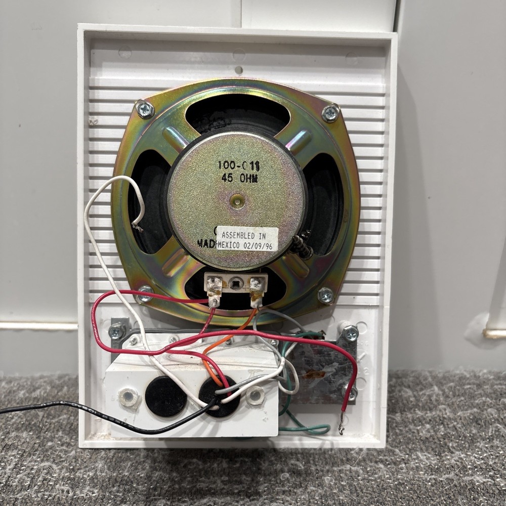 M&S Model N35 White Intercom Speaker