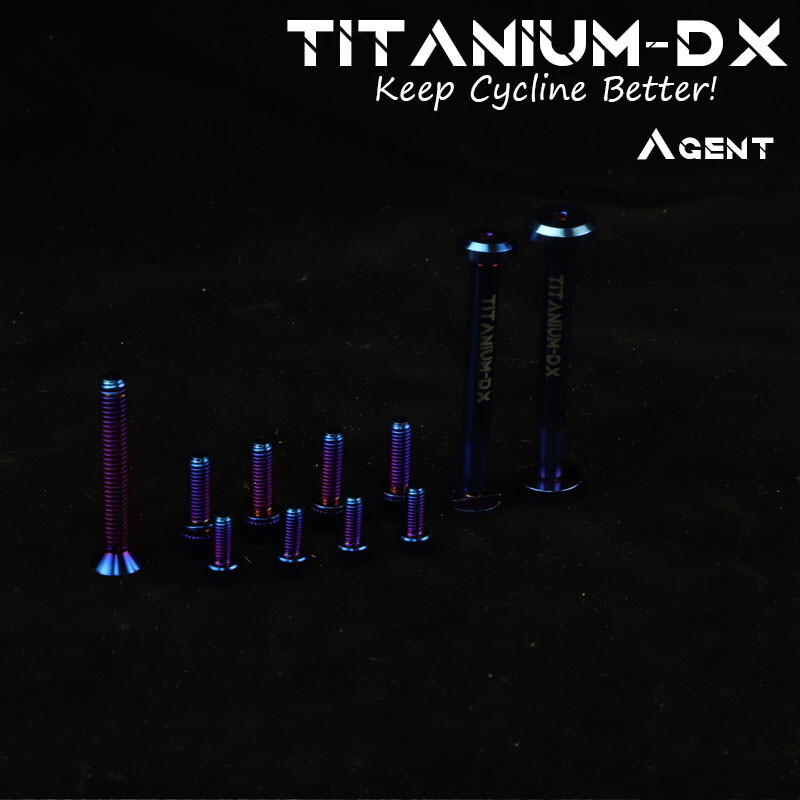 Titanium-DX Titanium screws for Brompton T line