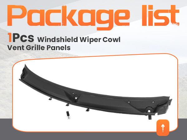 Windshield Wiper Cowl Panel Cover Trim For 2003-2012 Range Rover Full Size L322