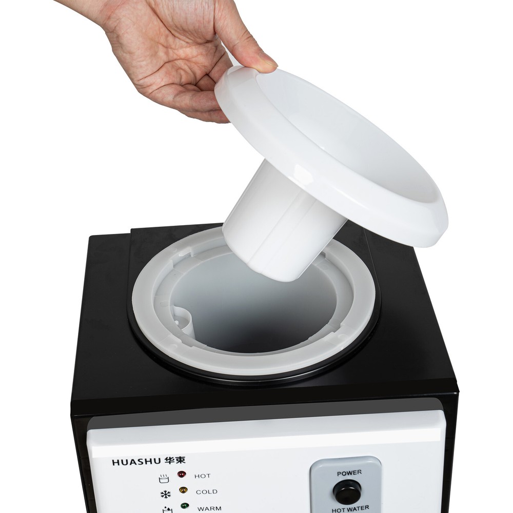 5 Gal Hot/Cold Top Loading Countertop Water Cooler Dispenser Drinking Machine