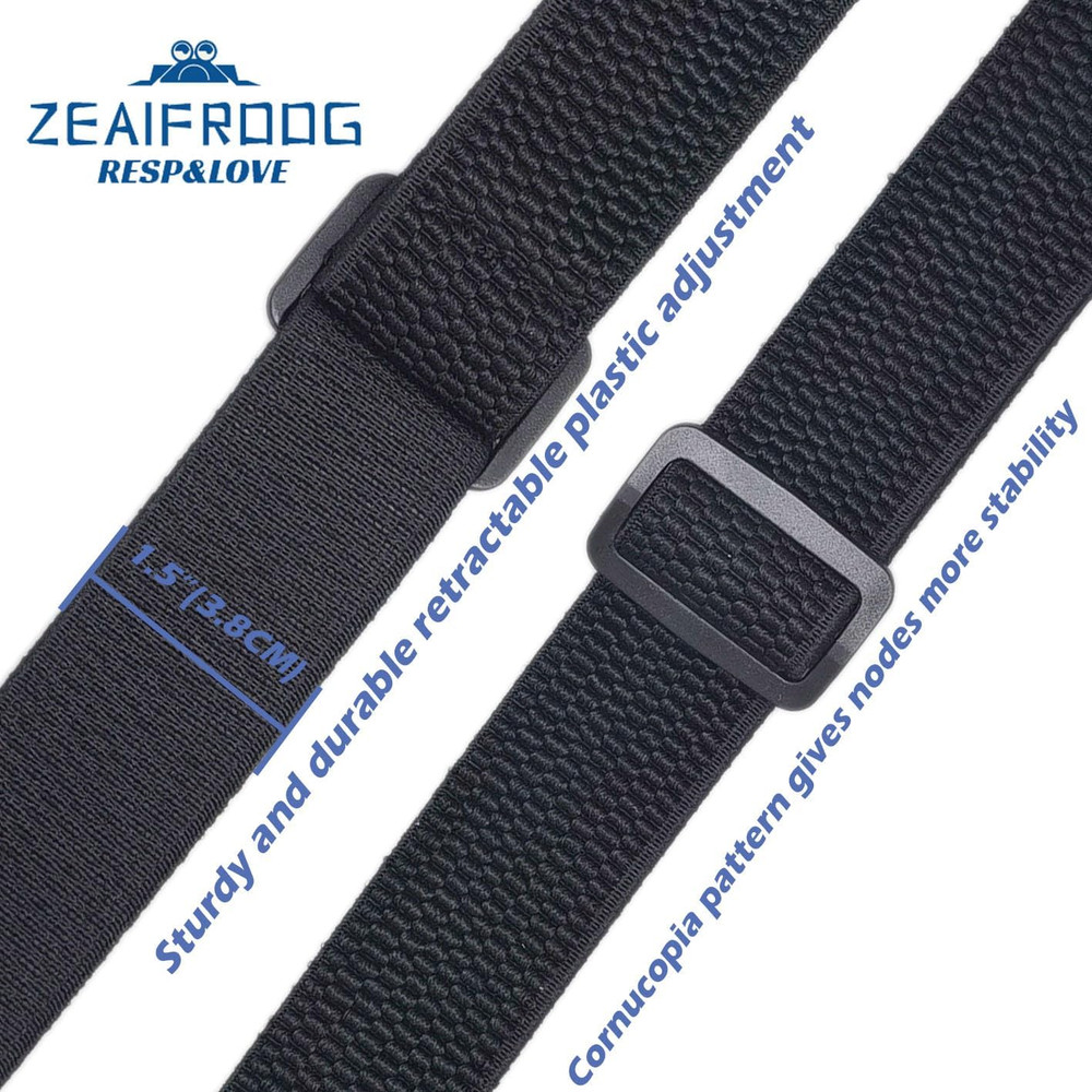 Corn Pattern 1.5" Wide Suspenders for Men with Strong Plastic Clips.