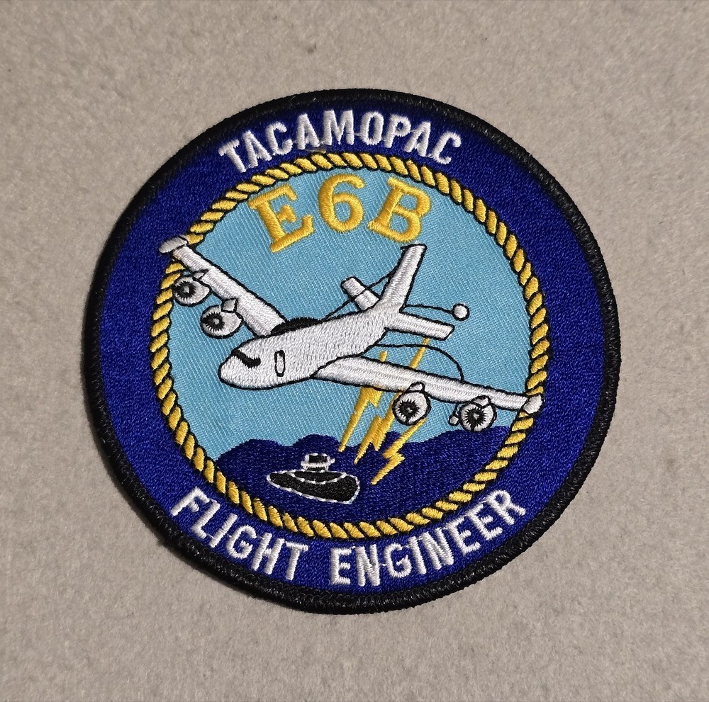US Navy TACAMOPAC E6B Flight Engineer Patch - 4"