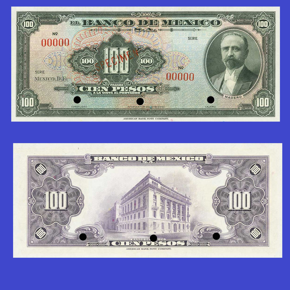 mexico   100 pesos 1936 -/ Copy