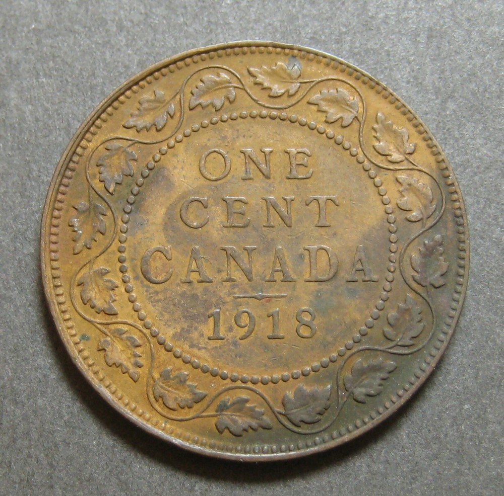 1918 Canada Large Cent - (P2288)