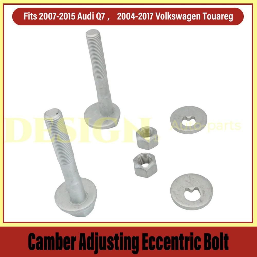 2x Lower Camber Adjusting Eccentric Bolt Left Right For 2007-2015 Audi Q7