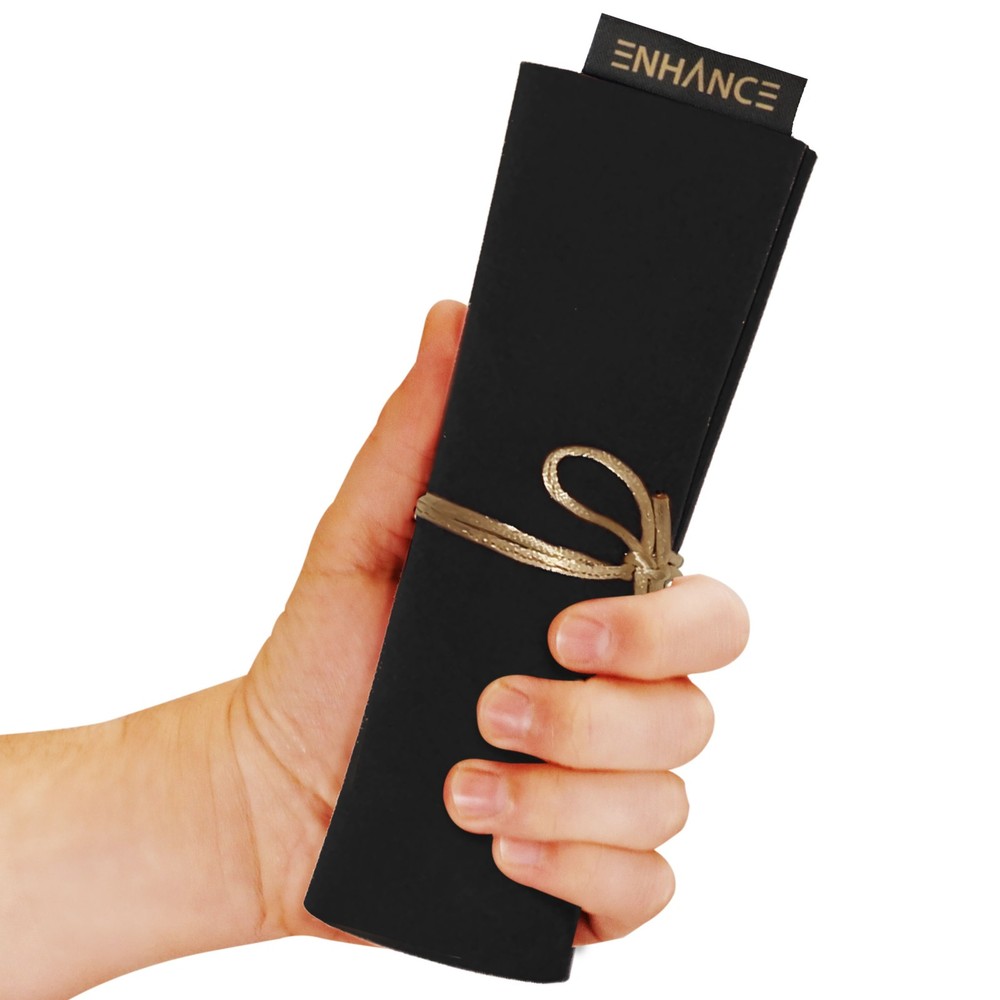 ENHANCE Roll on a Scroll™ Dice Rolling Mat & 7pc Acrylic Dice Set