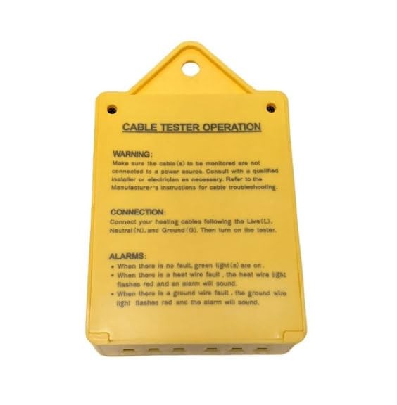 Dual Cable Tester Yellow