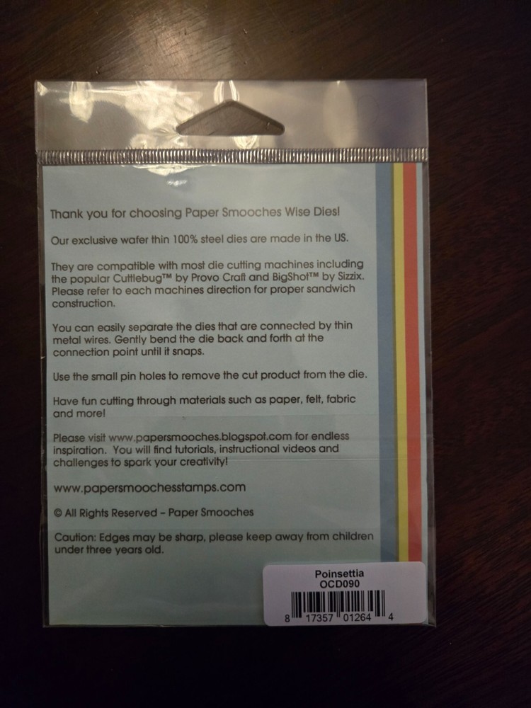 Paper Smooches Wise Dies