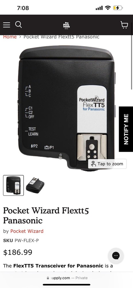 PocketWizard Flex TT5 for Nikon