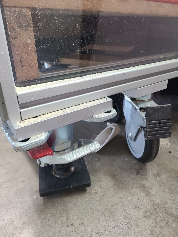 Workbench Heavy Dulty Lock-down Foot -  Stop and Stabilizer - PAIR - w/plate