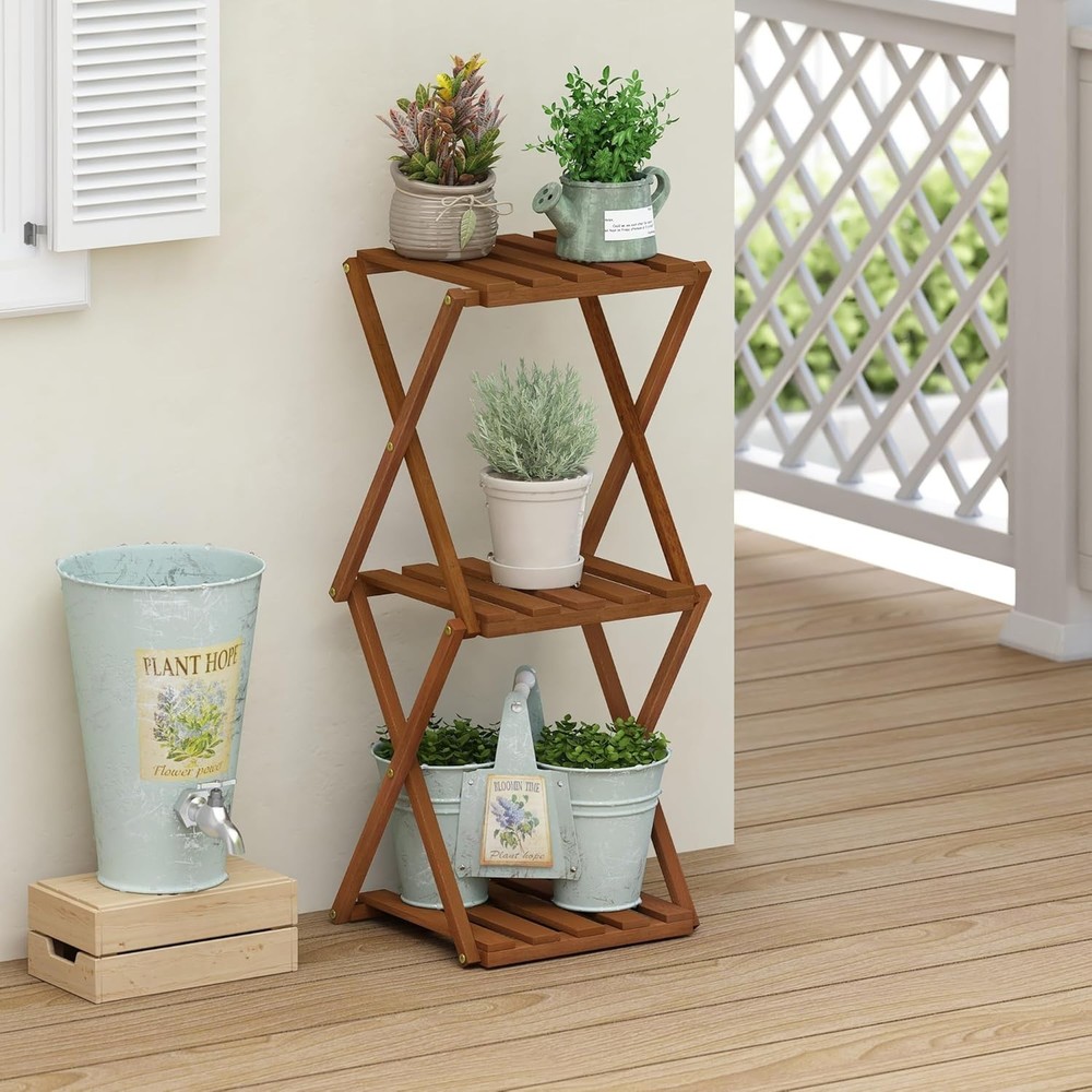 Versatile 3-Tier Outdoor Folding Side Table – Ideal for Any Setting