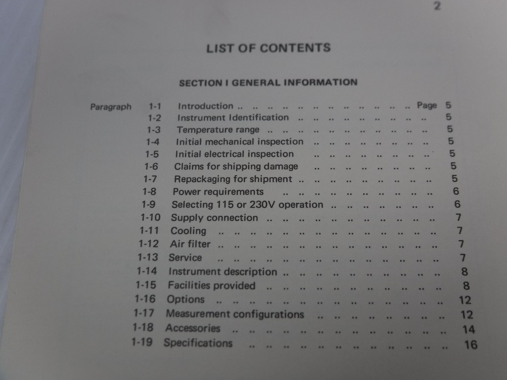 Hewlett Packard 3780A Pattern Generator / Error Detector Manual 03780-90021