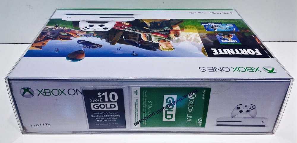 1 Console Box Protector For STANDARD XBOX ONE S Console Boxes. Check dimensions