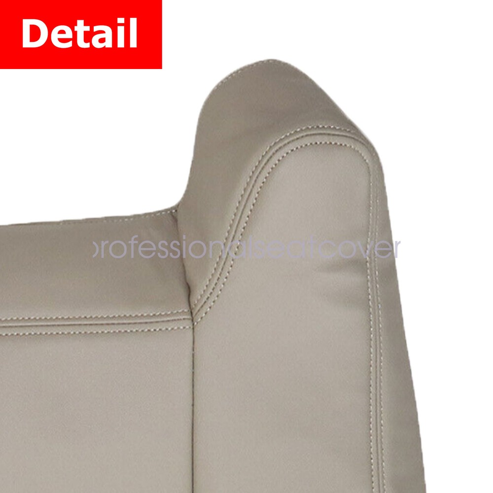For 2003-2006 Cadillac Escalade Driver + Passenger Side Leather Seat Cover Tan
