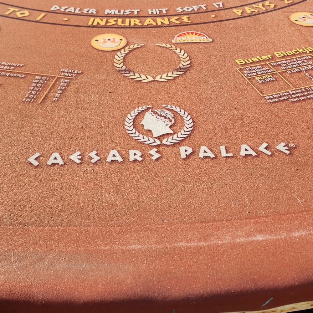Ceasers Palace Blackjack Table Missing Reader And Chip Tray. Rare