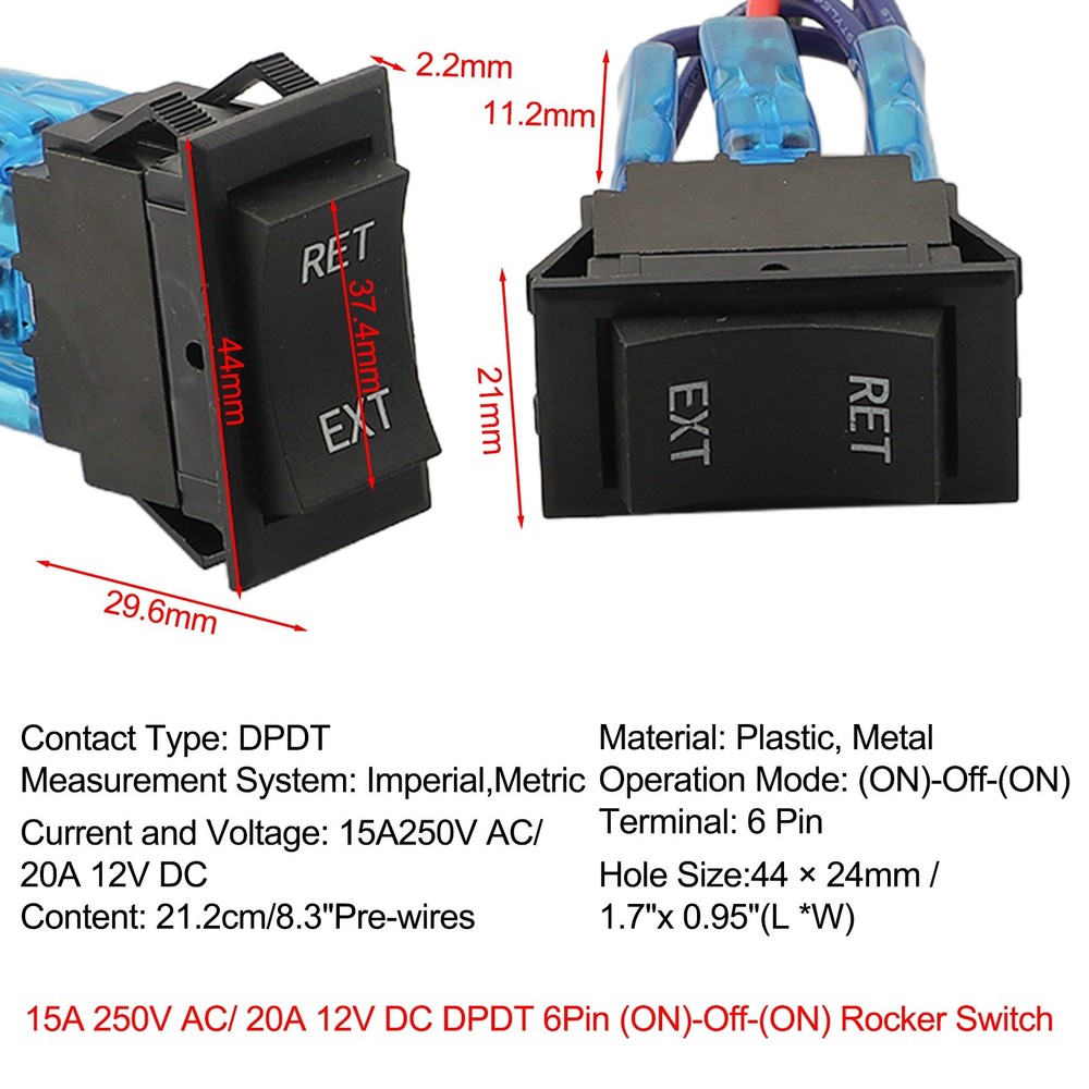 Momentary Switch 3 Position Switch High-quality Plastic Mechanical Work Life