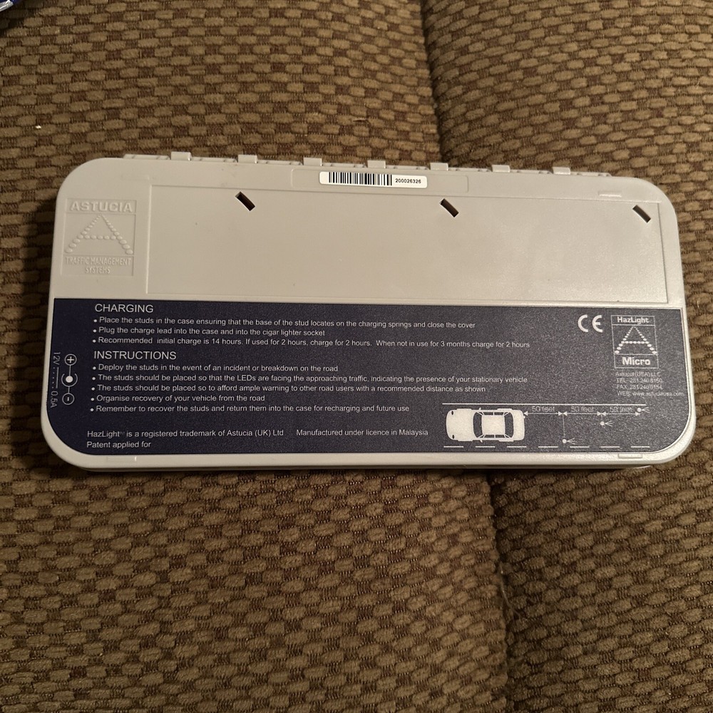 Austica HazLight Micro Warning Lights Breakdown Lights - fully tested