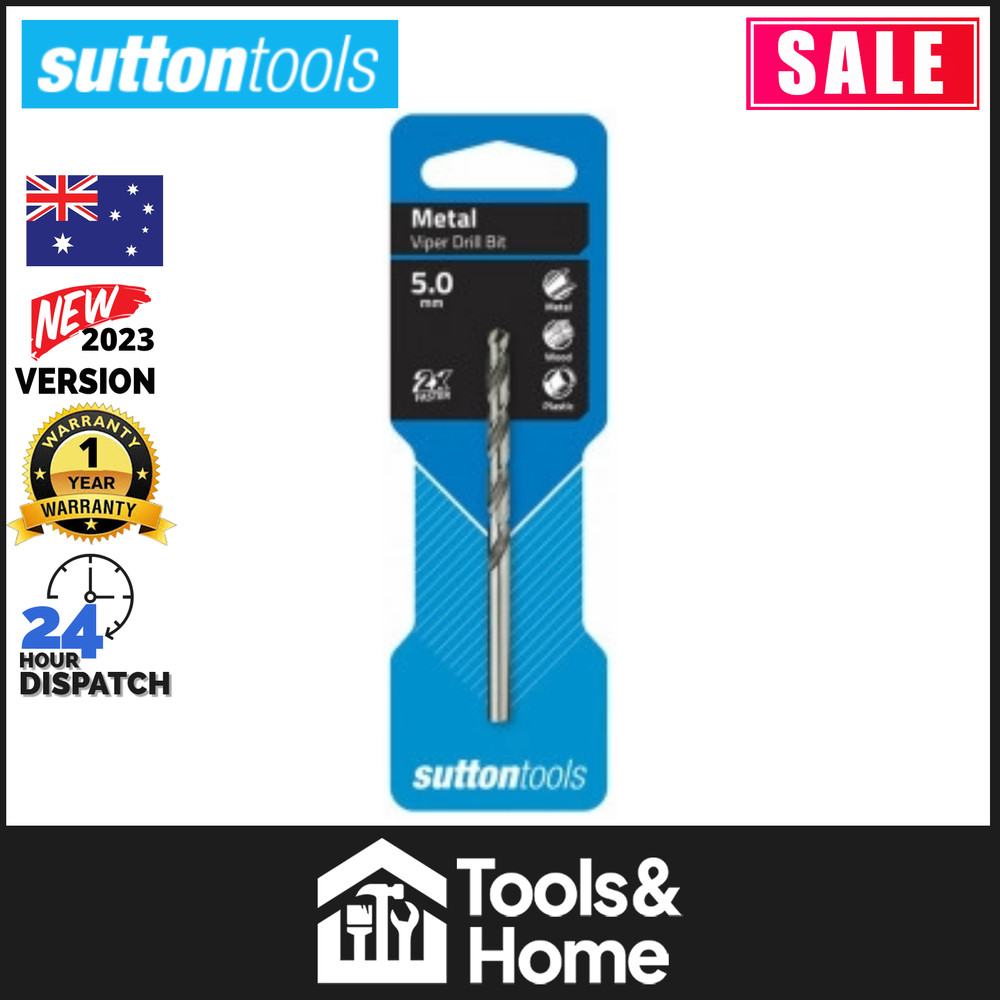 Sutton Tools 5mm Jobber Viper Drill Bit - HSS - Split Point - D1050500