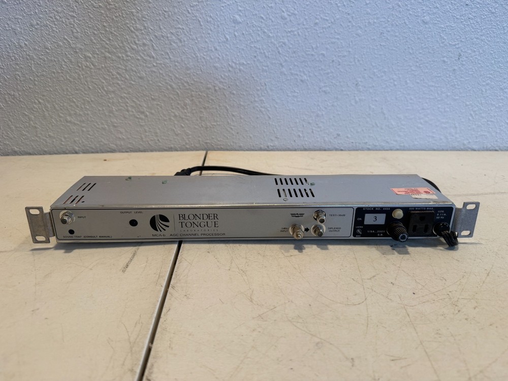 Blonder Tongue MCA-b AGC channel processor