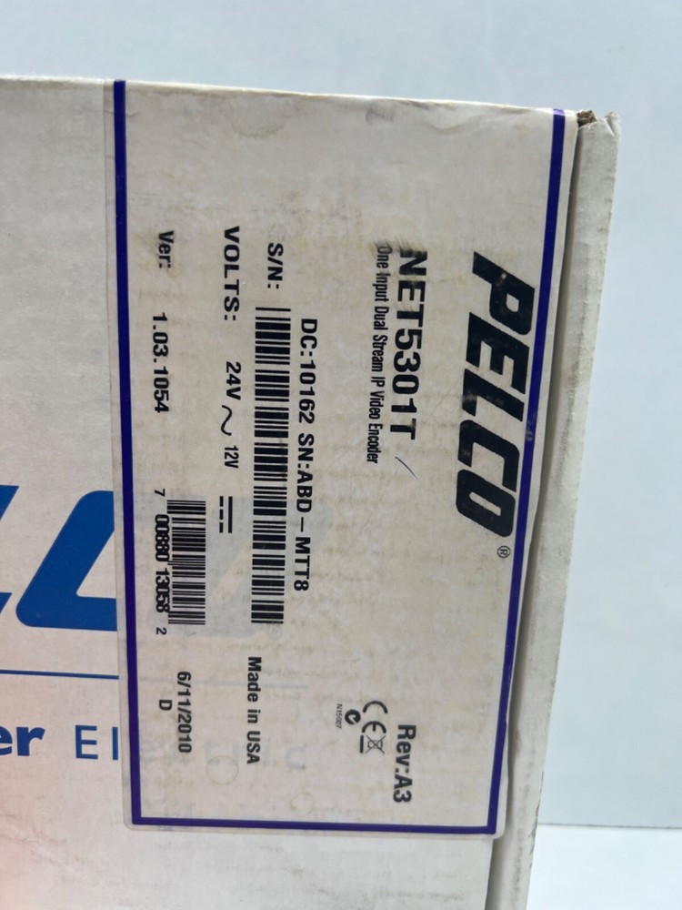 PELCO NET5301T VIDEO ENCODER