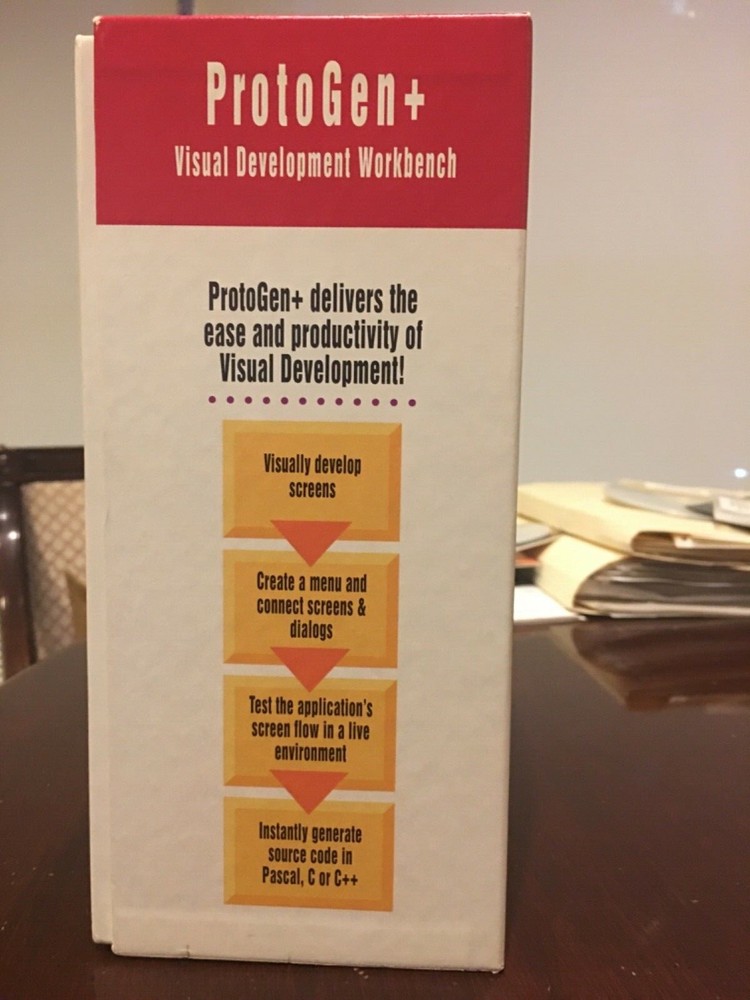 $6000 Brand New ProtoGen+ Visual Development Workbench for dazzling win apps.