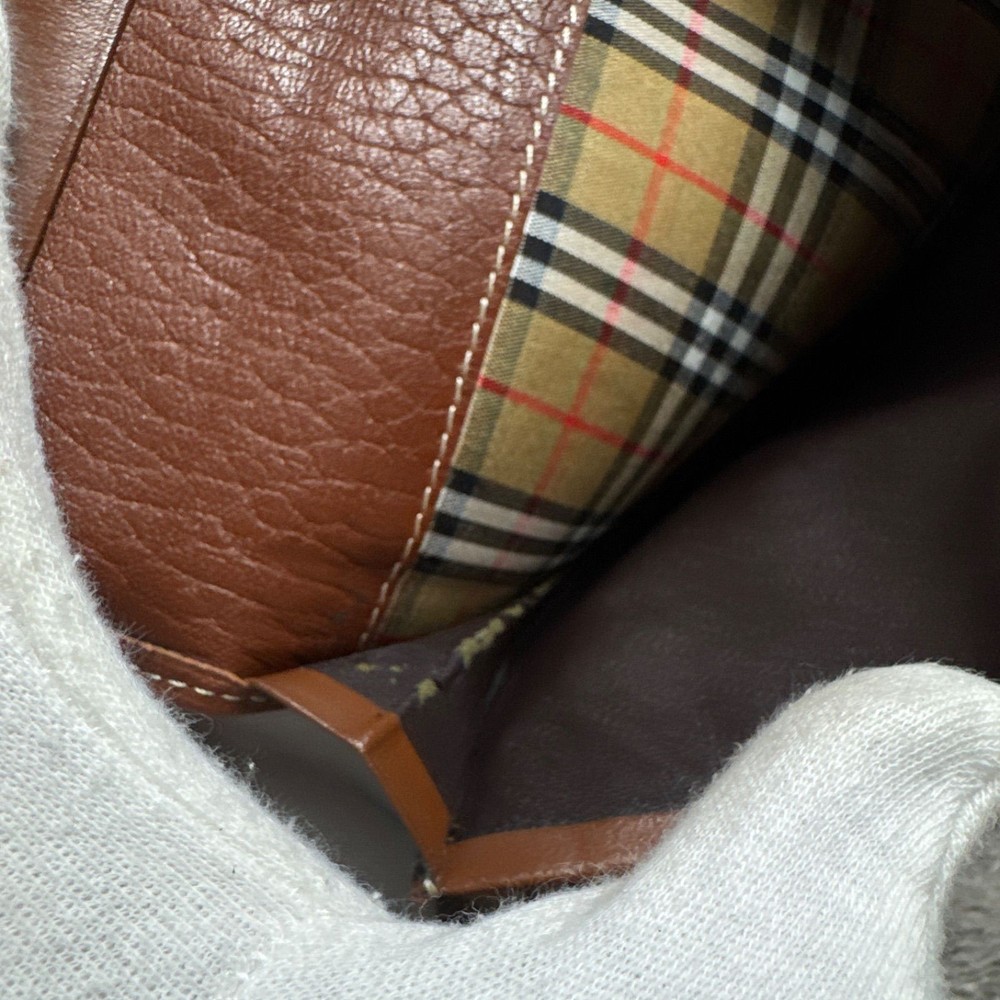 BURBERRY Long Wallet Leather Brown Inside Nova Check