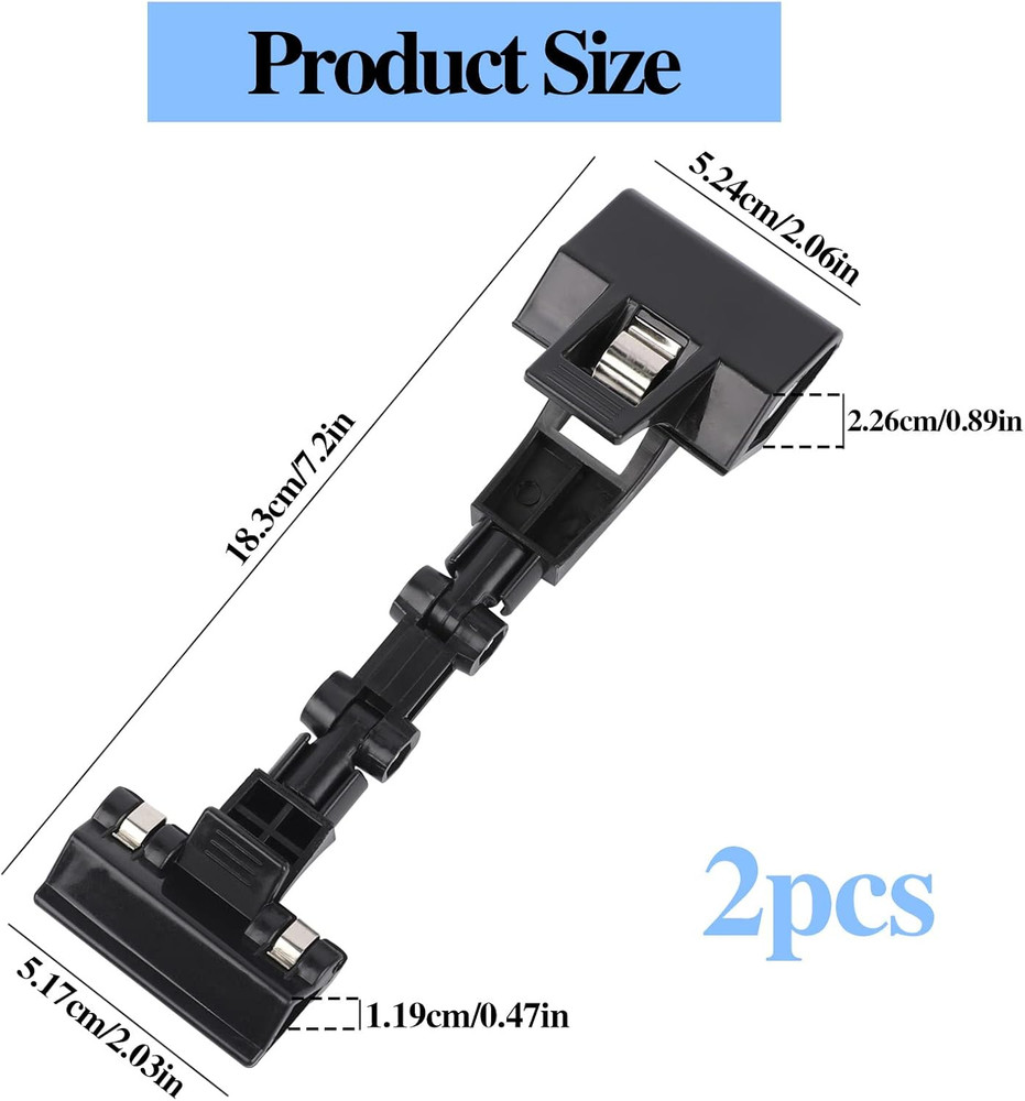 2 Pack Document Holder Adjustable for Typing Flexible Documents Holder Foldable