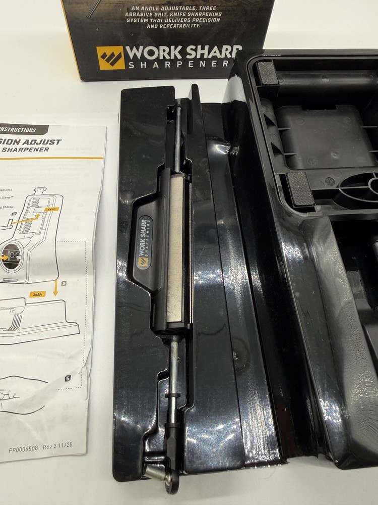 Work Sharp Precision Adjust Knife Sharpener Kit WSBCHPAJ EUC