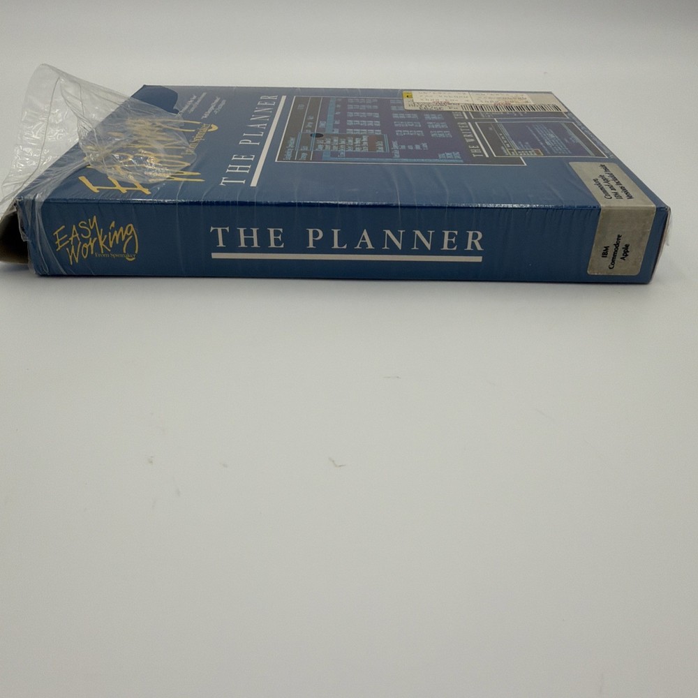 Easy Working The Planner Spinnaker IBM PC & Apple Complete Tested Working