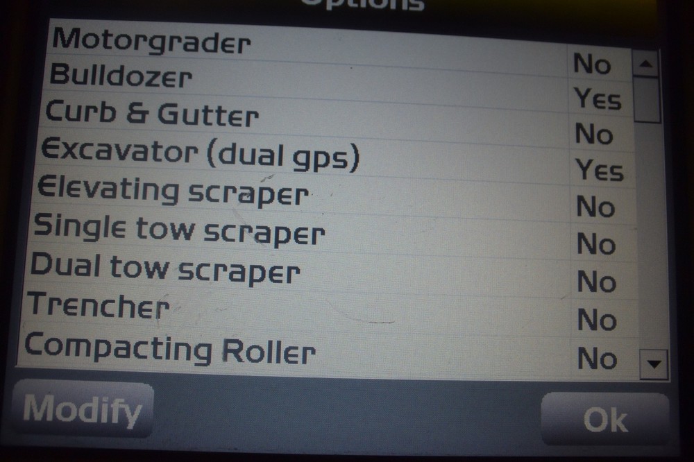 Topcon SmartGrade Control Panel Model GX-55 WITH OPTIONS #041